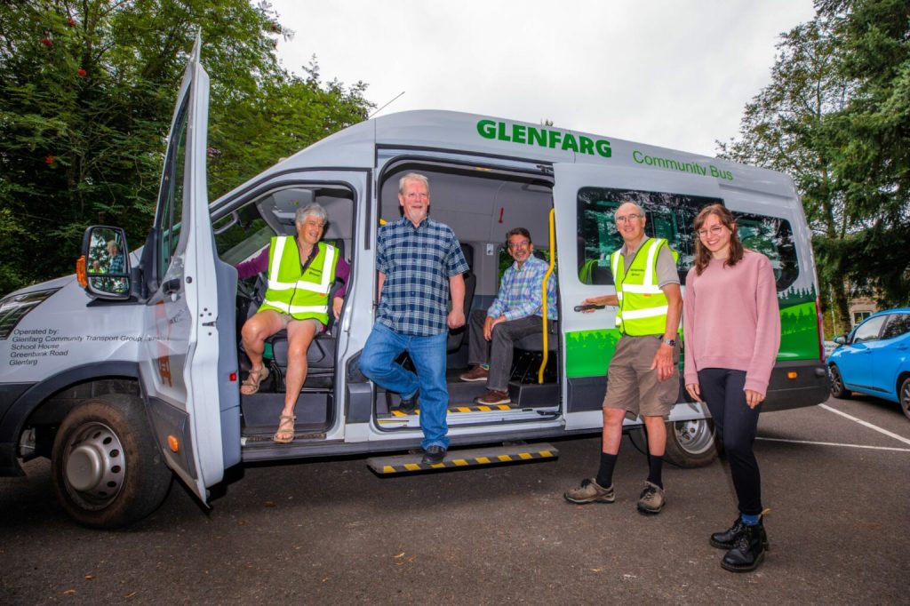 Glenfarg residents are now at the wheel of an expanding bus enterprise. Image: Steve MacDougall/DC Thomson